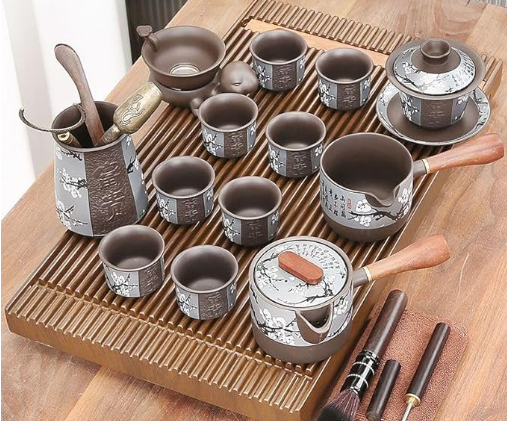 Drainage simple tea set