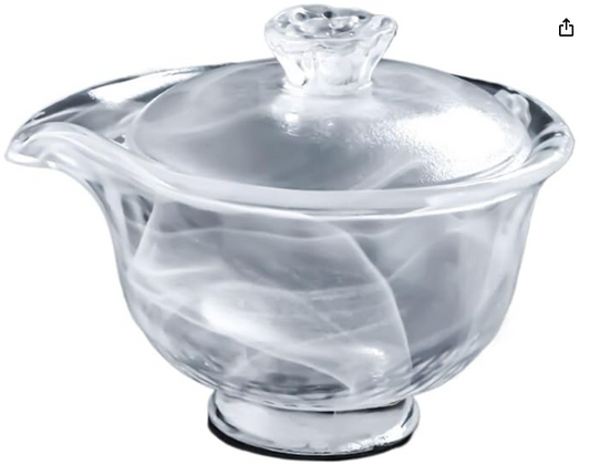 Liuli burning cloud cover bowl tea cup handmade high-end