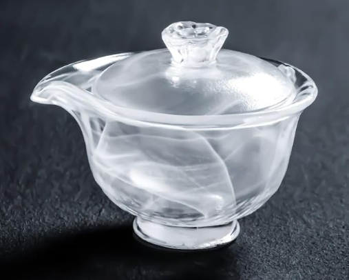 Liuli burning cloud cover bowl tea cup handmade high-end